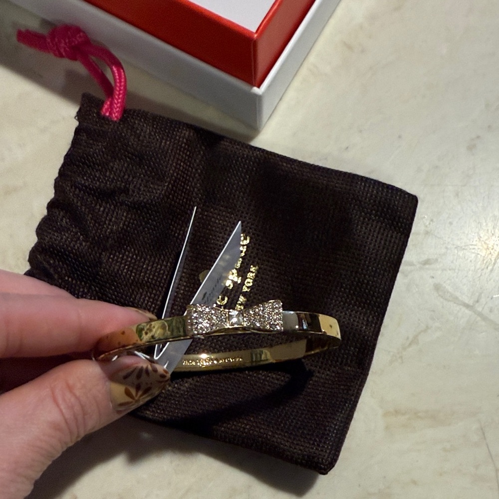 Kate spade Gold and Silver Bow Bracelet
